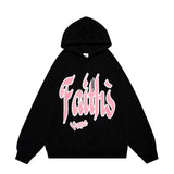 Men Hoodie Letter Printing Hooded Loose Sweater Men's Autumn Vibe Trendy Casual