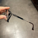 CHH Chrome Hearts Glasses Pure Titanium Ultra Light Large Frame Retro Myopia Myopia Glasses Frame