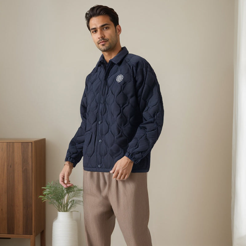 Men Jacket Winter Cotton-Padded Coat Cotton-Padded Jacket for Men and Women