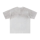 Valley printed vintage cotton washed t-shirt