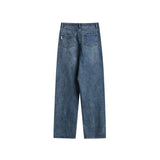 Unisex Jeans Vintage Men and Women Washed Loose