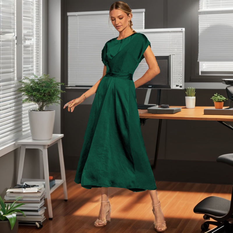 Work Dresses Sleeveless Temperament Elegant Dress