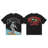 Mixed emotion t-shirt men's rhinestone printing g pure cotton printing