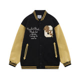 Varsity Jacket Vintage Spring and Autumn Men's Baseball Uniforms Coat for Men