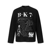 Unisex long-sleeved shirt autum cleanfit printing