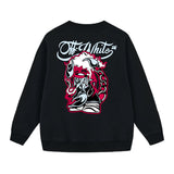 Off OW White Sweatshirt Hip Hop Characters
