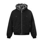 Unisex Down Jacket Men's Winter Warm Padded Plush Collar Padded Jacket