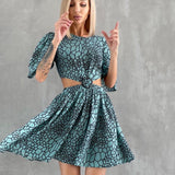 Women Desses Fairy Dress Plaid High Sense Dress