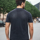 Men T Shirts Worn Looking Washed-out Short Sleeve T-shirt