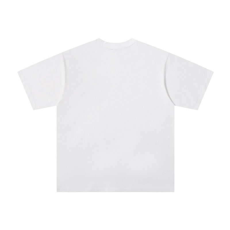 Vale forever retro cotton t-shirt for men - direct-to-garment hip hop print