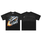 Vale forever vintage pure cotton t-shirt washed and distressed printingg