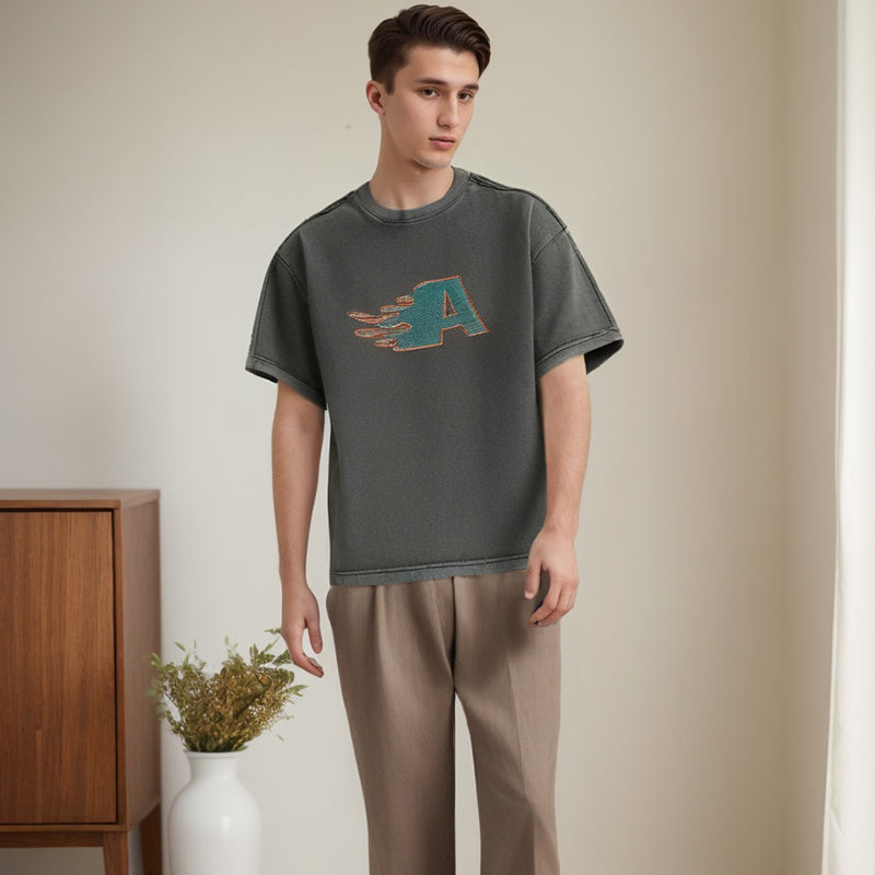 Men's T-shirt Short-Sleeved T-shirt Men's Loose