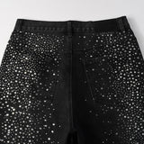 Purple Brand Denim Shorts rhinestone