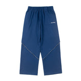 Hip-hop pants american street high street patchwork embroiderletter webbing casualloose terry sports sweatpants pants