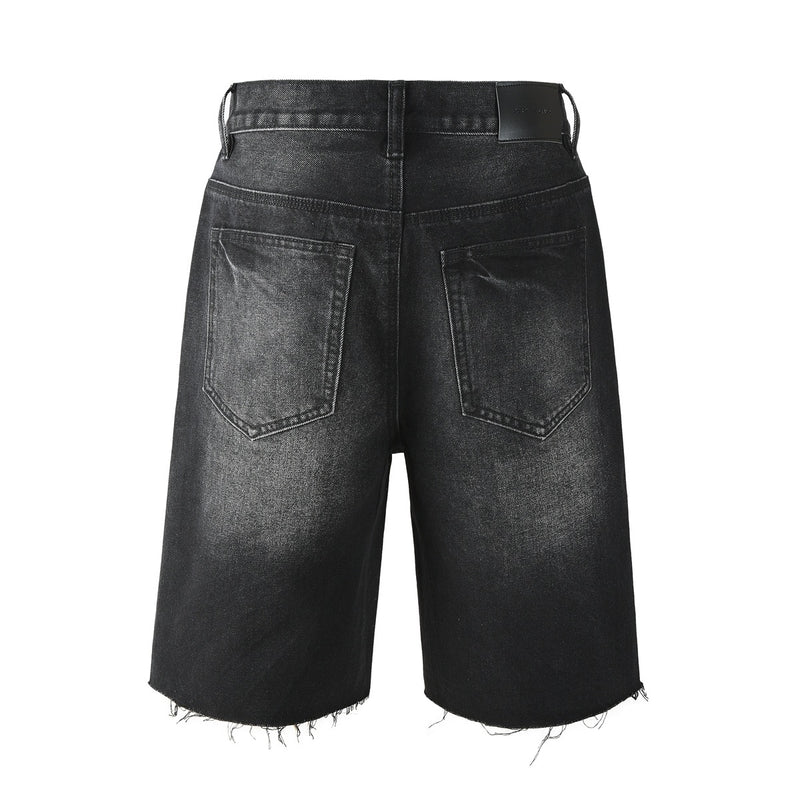 Purple Brand Denim Shorts rhinestone