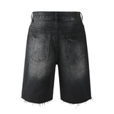 Purple Brand Denim Shorts rhinestone