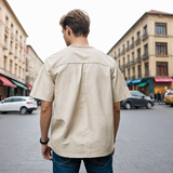 Men's T-shirt Short-Sleeved T-shirt Men's and Women's Loose