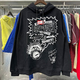 Hoodie Retro abstract print