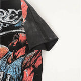 Vale forever american washed t-shirt - men's hip hop print, 100% cotton