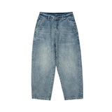 Unisex Jeans Washed Overalls Jeans Men