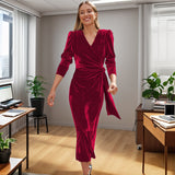 Work Dresses Summer French Velvet Skirt