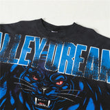 Men's t-shirt with rhinestone print, 100% cotton print