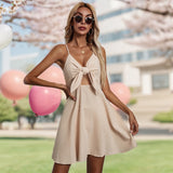 Graduation Dresses Strap Bow Dress