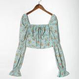 Women T-Shirt Spring/Summer Puff Sleeve Shirt Sweet and Spicy
