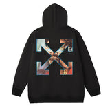 Off OW White Hoodie Hip Hop Characters