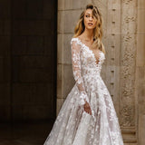 Slutty Wedding Dress Spring/Summer New Long Sleeve Dress
