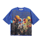 Bkys washed printed cotton t-shirt g