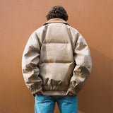 Men Jacket Winter Loose Leisure Cotton