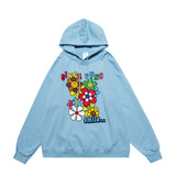 Men Hoodie Printed Hoodie Loose Casual Long Sleeves Sports Hoodie Men