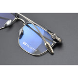 CHH Chrome Hearts Glasses Ultra Light Pure Titanium Fashion Half Frame