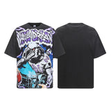 Valley washed t-shirt - men's hip hop print - 100% cotton