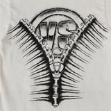 Vale forever washed t-shirt for men - direct-to-garment hip hop print, 100% cotton