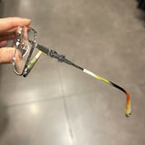 CHH Chrome Hearts Glasses Pure Titanium Ultra Light Business Vintage Polygonal Glasses Frame