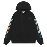 Off OW White Hoodie Monet oil paintings