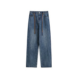 Unisex Jeans Vintage Men and Women Washed Loose