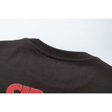 Travis Scott T-Shirt Travis Scott Short Sleeve Circus Letter Print Casual Loose Short Sleeve