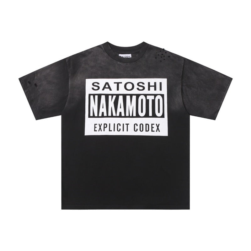 Vale forever retro cotton t-shirt for men - direct-to-garment hip hop print