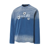 Unisex long-sleeved shirt autumretro football