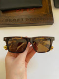 Chrome Hearts Sunglasses Exquisite carved bronze temple