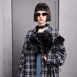 Unisex Jacket Autumn Classic Plaid Long Shirt