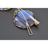 CHH Chrome Hearts Glasses Handmade Titanium Round Frame