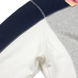 Hip-hop hoodie american high street patchworkcontrast colorpatchworktrendylooseeasiest for match round neck sweatshirt