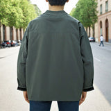 Men Jacket Retro Multi-Pocket