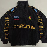 F1 Racing Suit Racing Suit Preppy Style Retro Style Autumn and Winter Cotton-Padded Coat Embroidery