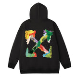 Off OW White Hoodie Colored pencils