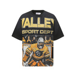 Men's t-shirt with rhinestone print, 100% cotton print